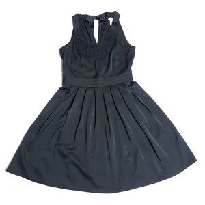 Ann Taylor LOFT sleeveless black dress